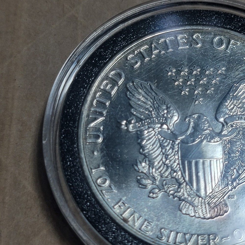 1988 Walking Liberty American Eagle 1oz .999 Fine Silver $1 Dollar USA Pics! - Picture 8 of 9